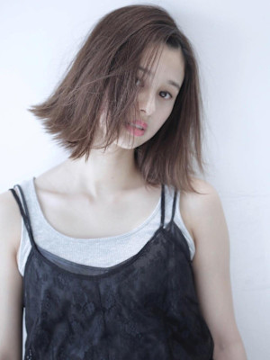 #ボブ#切りっぱなしボブ#結べるボブ#ワンレン