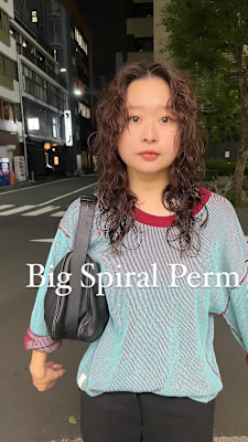 外国人風レイヤーパーマ/ロングプードルパーマ