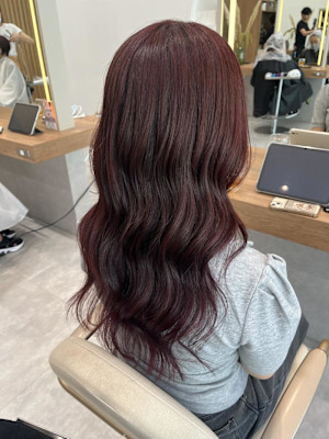 ボルドーカラー