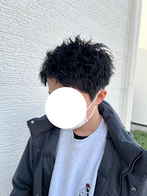 ザクザクショート×パーマ