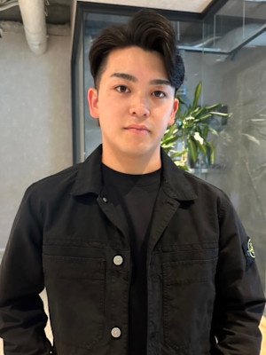 アップバング　ビジネスカット　20代30代　眉カット　爽やか