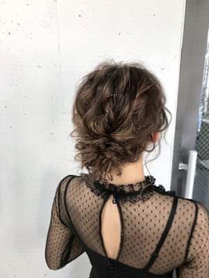 大人可愛いヘアアレンジ【高田馬場　lok】