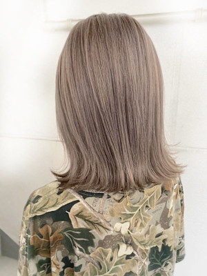 前髪/アンブレラカラー/こなれミディ/イメチェン/ウェーブ