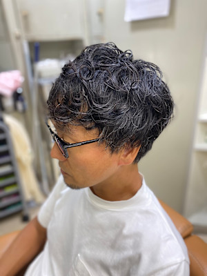 ハードパーマスタイル