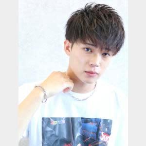 メンズショート　束感　ツーブロック 刈り上げ　簡単