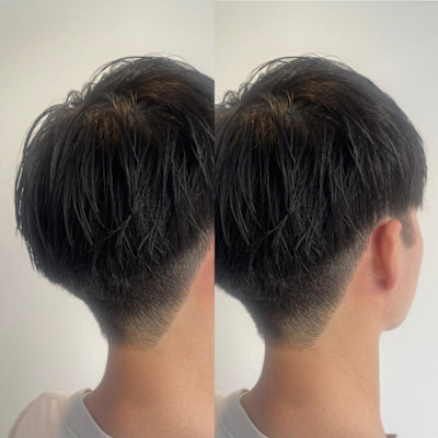 【メンズカット　２ブロック】