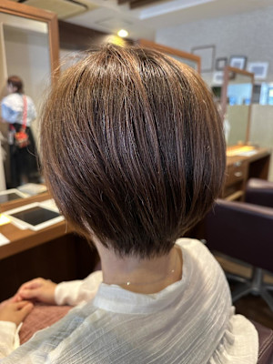 矯正ショートボブ 