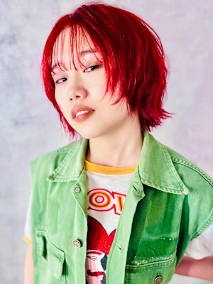 【おしゃれ上級者】ボブレイヤー×ビビットカラー