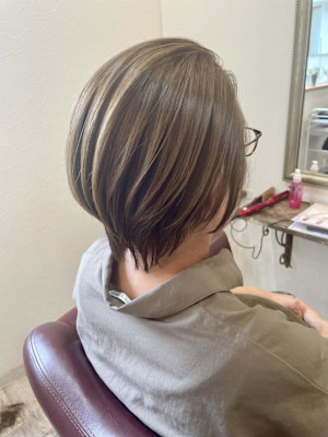 くびれショート/イルミナカラー/ビーチ