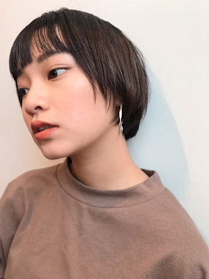 ボブ/ナチュラルブラウン/20代/30代/代官山/中目黒