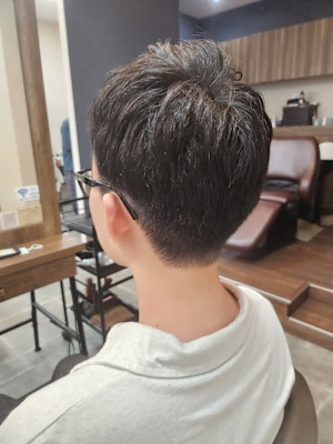 メンズカット/パーマ/グレイカラー/鎌取駅/韓国風/白髪染め