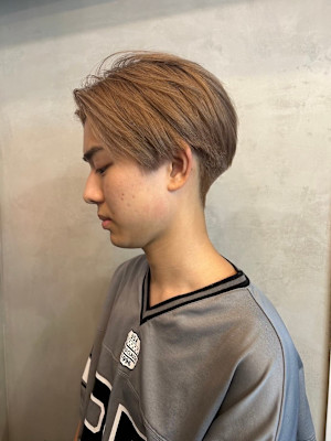 ナチュラルセンターパート/メンズカット/パーマ/センターパー