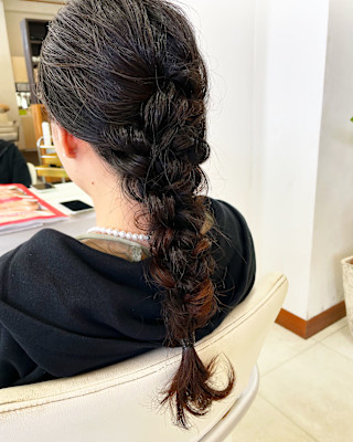 結婚式ヘアセット☆ヘアアレンジ