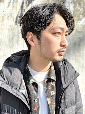 マッシュセンターパートハンサムショート/keshiki 大名