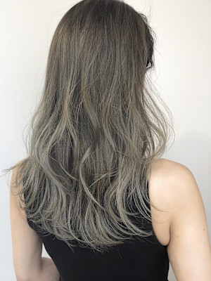 外国人風ブリーチバレイヤージュカラー/keshiki大名