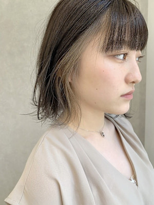 ブリーチインナーカラーミルクティーベージュ/KAZU