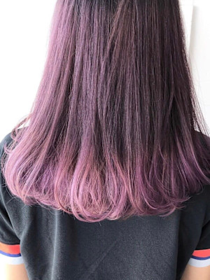 ピンクバイオレットのグラデーション/keshiki大名