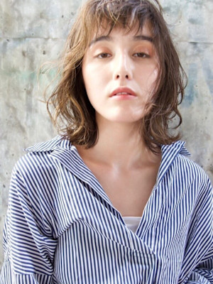 keshiki大名×外国人風パーマカールボブ