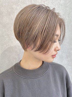 大人ハンサム前下がりブリーチショート/keshiki 大名 