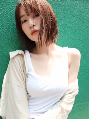 ツヤ感ストレートボブ/keshiki大名