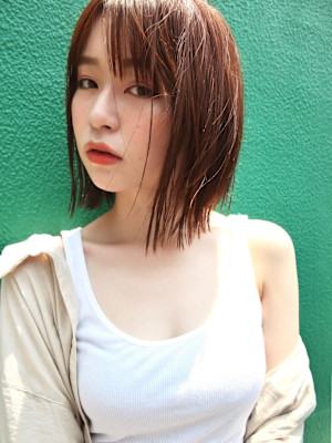 ツヤ感ストレートボブ/keshiki大名