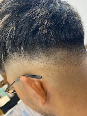 スキンフェード×メッシュスタイル