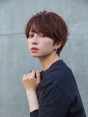 【小久保style】韓国マッシュニュアンスパーマアッシュ