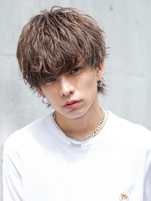 【小久保style】韓国マッシュニュアンスパーマアッシュ