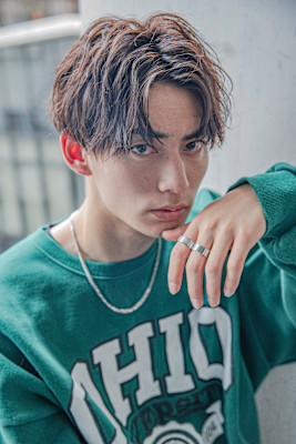 【小久保style】韓国マッシュニュアンスパーマアッシュ