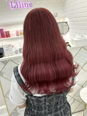 ブリーチ1回ピンクレッド＊まゆ