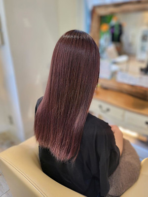 艶ロング×カシスピンク