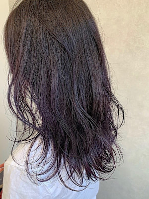 透け感ラベンダーグレージュ/keshiki大名KAZU