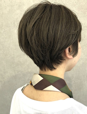 くびれショートグレージュ/keshiki 大名KAREN