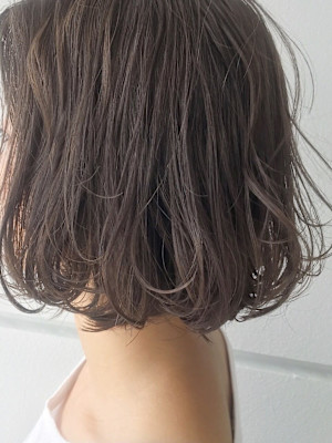 透け感グレージュボブ/keshiki大名KAZU