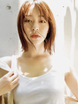 透明感ベージュ×ラフボブ/keshiki大名