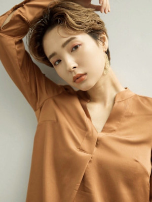 ハンサムベージュショート