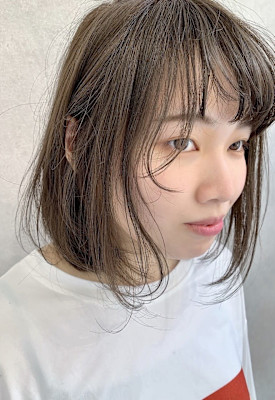 透け感耳かけボブディ/keshiki大名KAZU