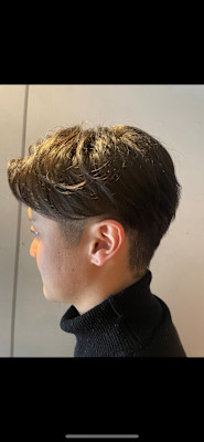 刈り上げセンターパート