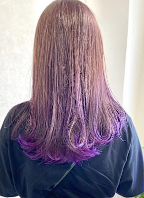 裾カラー×ラベンダー/keshiki大名