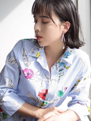 ショートバンク×外ハネボブ／keshiki大名