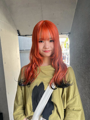 キツネカラー/裾カラー/エンドカラー/ブリーチ