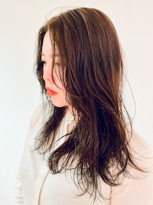 コテ巻き風ゆるふわパーマ