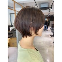 襟足スッキリの丸みショート^ ^吉永　晶美【acala吉祥寺