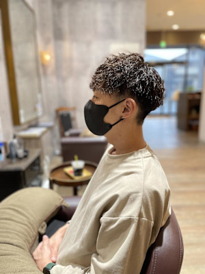 しっかりツイストパーマ