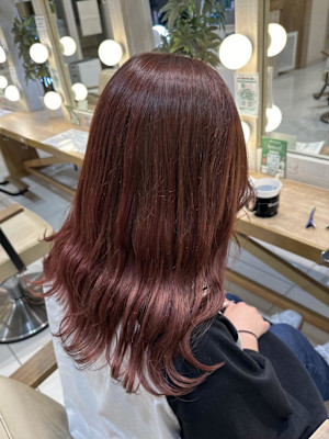 [aina]秋カラー/レッドブラウン
