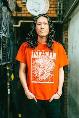 メンズロング×レイヤーパーマ