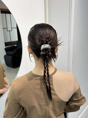 結婚式お呼ばれヘア/成人式ヘアアレンジ/卒業式アレンジ/横浜