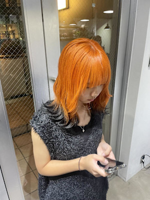 キツネカラー/裾カラー/エンドカラー/ブリーチ