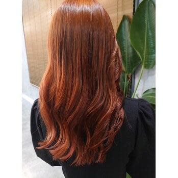 ビビットオレンジカラー