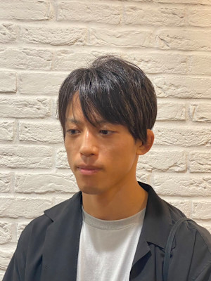 前下がりストレート／東銀座／メンズ